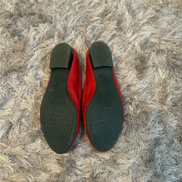 ANTONIO MELANI Glossy Red Flats - Picture 3 of 6